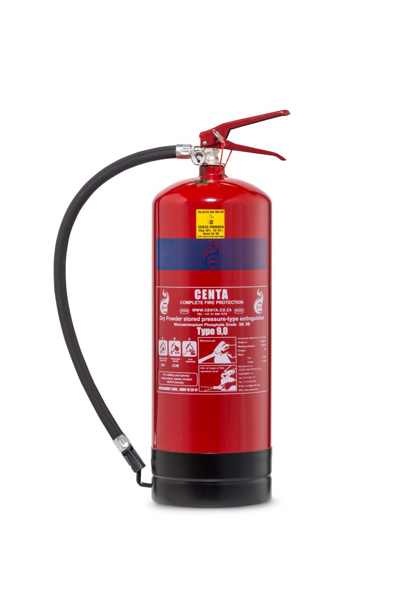 9kg fire extinguisher standard range